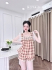 Bộ đùi cổ vuông phối ren