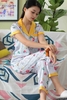 Bộ lụa dài satin CP03