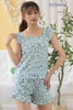 Đùi cánh tiên xanh hoa trắng