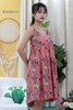 Đầm cam lá xanh