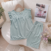 Lửng cánh tiên coton, karo xanh cốm