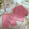 Lửng pijama karo chất cotton mềm, đỏ