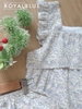 Đùi bèo tầng cotton, nhí tím