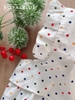 Đùi bèo tầng cotton, bi sắc màu