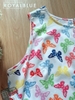 Đùi sát tay cotton, bướm sắc màu