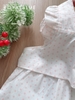 Đùi bèo tầng cotton, bi hồng nhạt