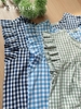 Lửng cánh tiên coton, karo xanh trời