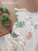 Lửng cánh tiên tôn nút, kem bông xanh