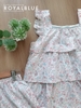 Đùi bèo tầng cotton, nhí hồng