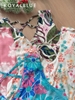 Đùi dây sau cotton, lá xanh