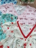 Lửng cổ tim ren mango, nơ xanh