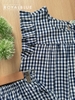 Lửng cánh tiên coton, karo xanh đen