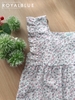 Đùi cổ vuông cotton, nhí tím
