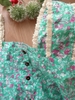 Đùi dây bản ren cotton, xanh nhí