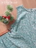 Đùi sát tay cotton, xanh nhí