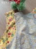 Đùi sát tay cotton, vàng hoa