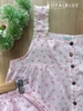 Đùi dây bản ren cotton, hồng nhí