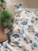 Đùi sát tay nẹp cotton, hoa trắng