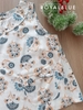 Lửng cổ bèo cotton, trắng hoa
