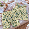 Lửng cổ bèo cotton, vàng dâu