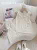 Lửng cổ bèo cotton, vàng hoa tím