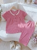 Dài viền ren cotton, karo đỏ