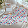 Đùi sát tay cotton, bướm sắc màu
