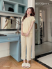 Ngố kate viền ren xinh, Karo vàng lợt