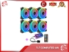 Bộ 6 Fan Case Coolmoon V9 Led RGB 16 Triệu Màu, 366 Hiệu Ứng - Kèm Hub Và Remote