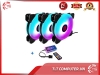 Bộ 3 FAN CASE 12CM LED RGB COOLMOON V3 - KÈM BỘ HUB VÀ REMOTE