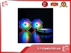 Bộ 3 Quạt Tản Nhiệt, Fan Case Coolmoon V8 Plus Led RGB - Kèm Bộ Hub Sync Main, Đổi Màu Theo Nhạc