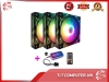 Bộ 3 Quạt Tản Nhiệt, Fan Case Led RGB Coolmoon X Plus - Kèm Hub + Remote