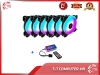 Bộ 6 FAN CASE 12CM LED RGB COOLMOON V3 - KÈM BỘ HUB VÀ REMOTE