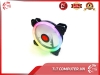 BỘ 6 Quạt Tản Nhiệt, Fan Case Coolmoon V2 LED RGB DUAL RING - KÈM BỘ HUB VÀ REMOTE