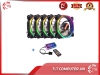 BỘ 5 FAN CASE COOLMOON LED RGB SYMPHONY V8 - KÈM HUB VÀ REMOTE