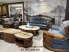 bàn ghế sofa bọc da