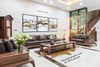 Bàn ghế sofa gỗ có đệm