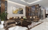 Bàn ghế sofa gỗ hiện đại