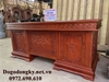bàn giám đốc gỗ hương