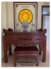 bàn thờ gia tiên gỗ gụ