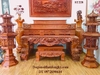 bàn thờ tam cấp chạm tứ linh