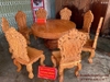 bộ bàn ghế ăn bàn tròn
