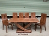 Bộ bàn ghế phòng ăn gỗ tự nhiên