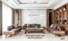 Bộ bàn ghế sofa gỗ có đệm