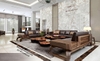 bộ bàn ghế sofa gỗ óc chó