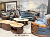 bộ sofa bọc da
