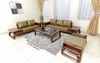 Bộ sofa cao cấp gỗ óc chó