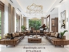 các bộ sofa gỗ óc chó đẹp
