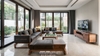 Mẫu sofa gỗ óc chó đẹp