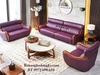 sofa da phòng khách